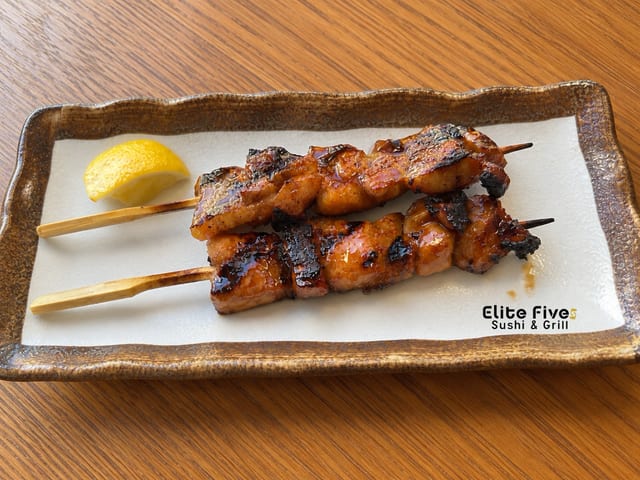 Pork Belly Skewers Yakitori.