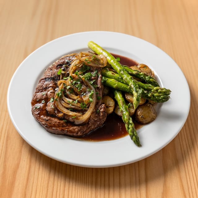 My Rib Eyes Plate.