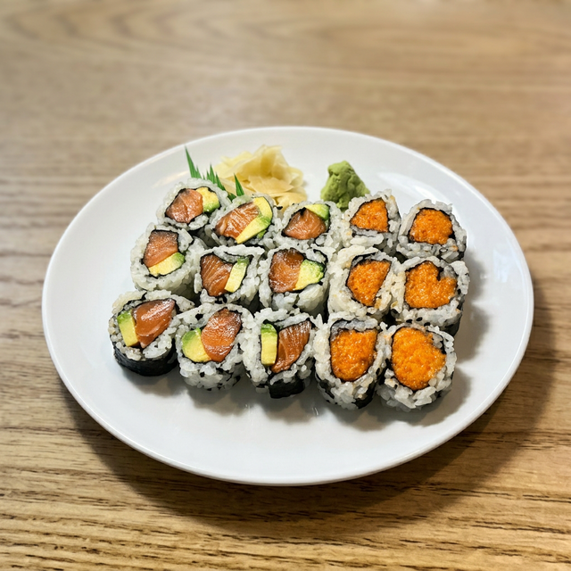 Spicy Salmon Roll.